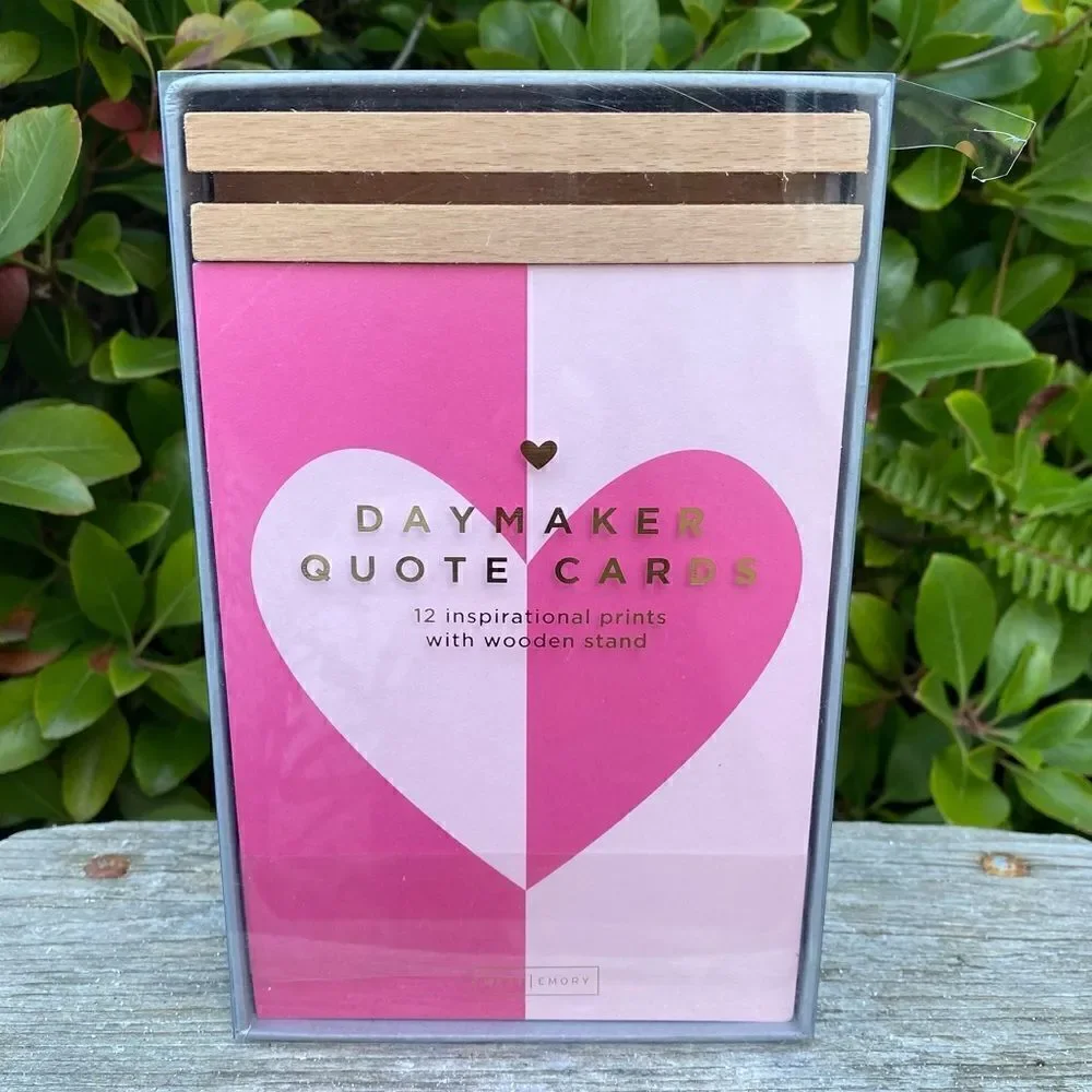đWestâEmoryâDayâMaker QuoteâCardsâw/StandâNWOT - Picture 1 of 8